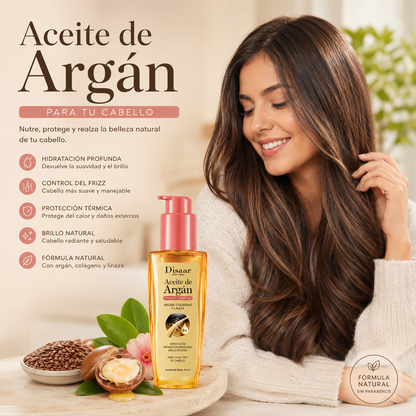 ACEITE DE ARGÁN - NUTRICIÓN Y REPARACIÓN PARA EL CABELLO