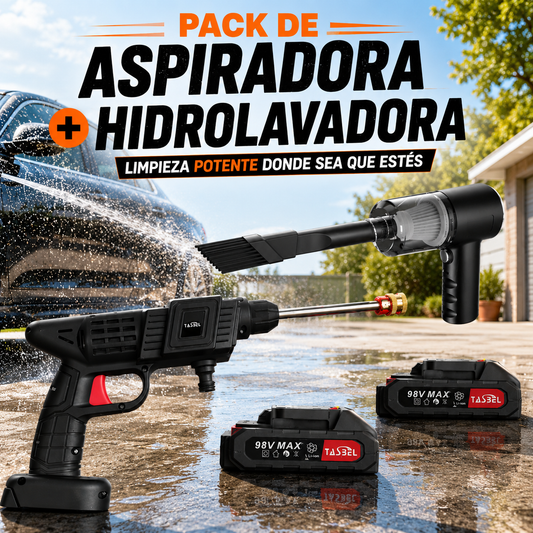 PACK DE ASPIRADORA + HIDROLAVADORA