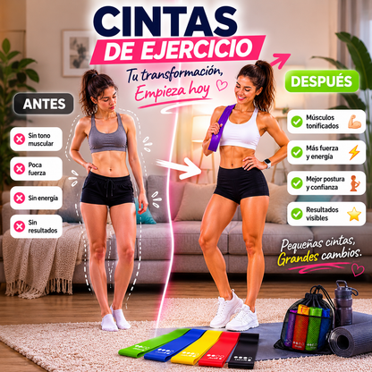 SET DE 5 CINTAS DE EJERCICIO