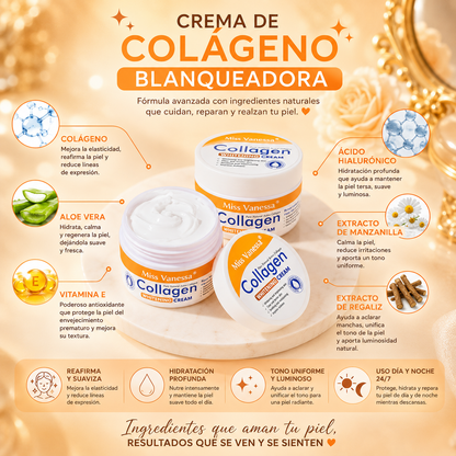 CREMA COLÁGENO BLANQUEADORA HIDRATANTE